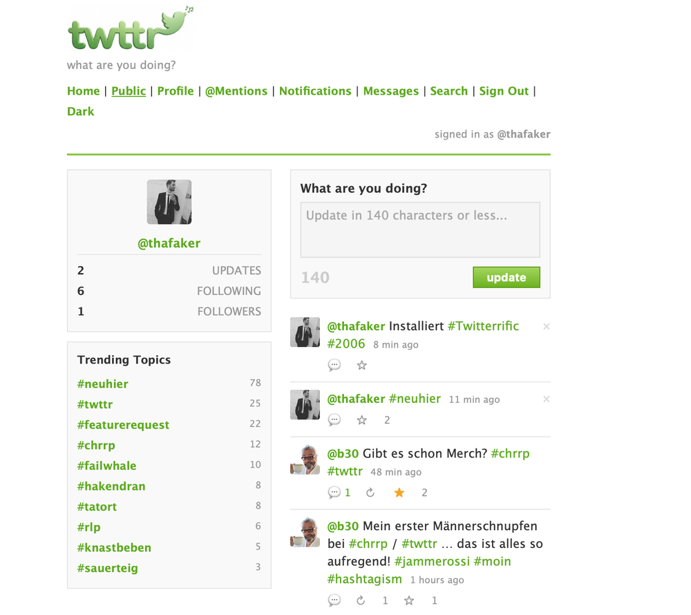 Twttr - Invites zu vergeben