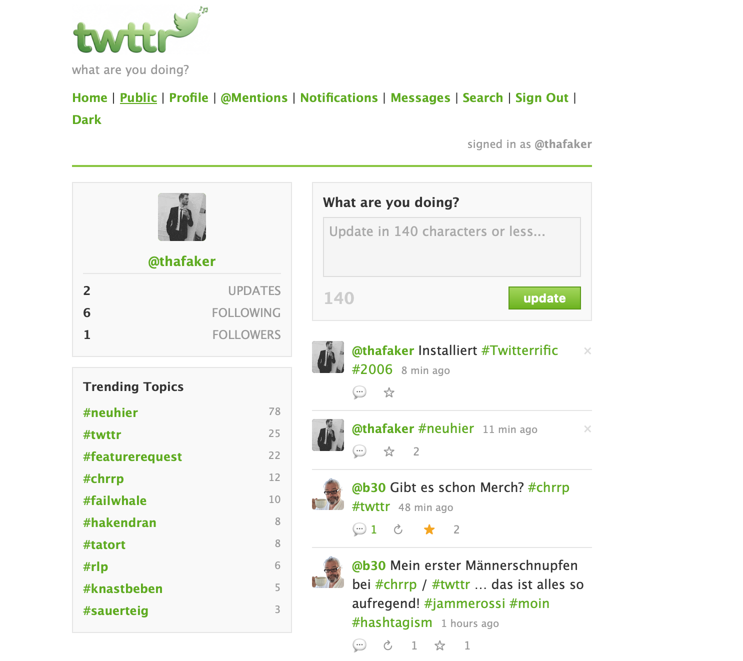 twttr Userinterface 2026